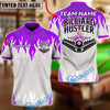 BlueJose Billiards Eight Ball Blue Heat Customized Name, Team Name 3D Shirt (4 Colors)