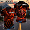 BlueJose Darts Pro Line Multicolor Options Personalized Name Shirt (6 Colors)