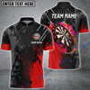 BlueJose Paint Style Darts Personalized Name, Team Name Shirt (4 Colors)