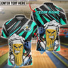 BlueJose Bowling And Pins Funny Beer Customized Name 3D Shirt (4 Colors)
