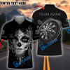 BlueJose Darts Sugar Skull Girl Personalized Name, Team Name Shirt (4 Colors)