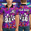 BlueJose Bowling And Pins Funny Graffiti Customized Name, Team Name 3D Shirt (4 Colors)