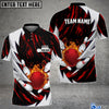 BlueJose Personalized Name Thunders Bowling And Pins Multicolor 3D Shirt