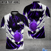 BlueJose Personalized Name Thunders Bowling And Pins Multicolor 3D Shirt