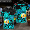 BlueJose Billiards Ball 9 Maori Turtle Personalized Name, Team Name Unisex Shirt ( 4 Colors )