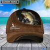 BlueJose Custom Name Crappie Fishing Happiness Cap