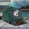 BlueJose Green Fresh Water Personalized Fishing Classic Cap