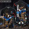 BlueJose Darts Spartan Personalized Name, Team Name Shirt (4 Colors)