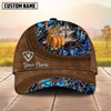 BlueJose Cross America Hunting Deer Leather Pattern Multicolor Personalized Cap