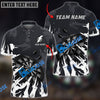 BlueJose Darts Board Lightning Graffiti Personalized Name, Team Name Shirt (6 Colors)