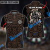 BlueJose Darts Skull Snake Skin Pattern Personalized Name, Team Name Shirt (6 Colors)