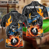 BlueJose Billiards 8 Ball Versus Kong Personalized Name, Team Name Unisex Shirt (4 Colors)