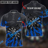 BlueJose Darts Board Lightning Graffiti Personalized Name, Team Name Shirt (6 Colors)