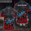 BlueJose Darts Board Lightning Graffiti Personalized Name, Team Name Shirt (6 Colors)
