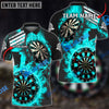 BlueJose Darts Wall Of Flame War Personalized Name, Team Name Shirt (5 Colors)