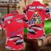 BlueJose Billiards Ball 8 Road To Champion Personalized Name Shirt (4 Colors)