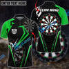 BlueJose Darts Crazy Loop Personalized Name, Team Name Shirt (4 Colors)