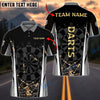 BlueJose Darts Black Gold  Personalized Name, Team Name Shirt (4 Colors)