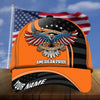 BlueJose Premium Eagle Patriot By Choice 3D Cap American Pride Hat Multicolor Personalized
