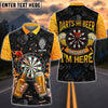 BlueJose Darts & Beer Personalized Name Shirt