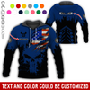 BlueJose National Flag Darts Personalized Name, Team Name Hoodie