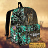 BlueJose Deer Hunting Name State & Flag Personalized Backpack