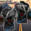 BlueJose Darts Savage Wolf Multicolor Options Personalized Name Shirt (4 Colors)